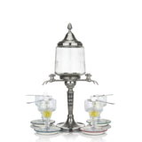 Fontaine à Absinthe Traditionnelle, 4 Robinets, Ensemble Complet