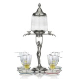 Fontaine à Absinthe Lady, 4 Robinets, Ensemble Complet