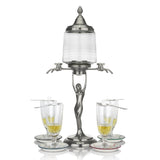 Fontaine à Absinthe Lady, 4 Robinets, Ensemble Complet