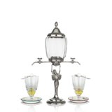 Fontaine à Absinthe Lady avec Ailes (La Fée), 2 Robinets, Ensemble Complet