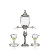 Fontaine à Absinthe Lady avec Ailes (La Fée), 2 Robinets, Ensemble Complet
