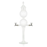 Fontaine à Absinthe en Verre, Double Globe, 2 Robinets