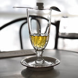 Verre à Absinthe Torsadé, Lot de Deux