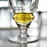Verre à Absinthe Traditionnel Pontarlier, non Taillé, Lot de Deux