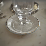 Soucoupe/Sous-Verre à Absinthe, 1f75, Bleu Clair/Or