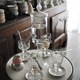 Fontaine à Absinthe en Verre, Torsadé, 2 Robinets