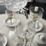 Fontaine à Absinthe en Verre Globe, 4 Robinets
