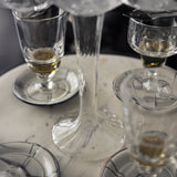 Fontaine à Absinthe en Verre Globe, 4 Robinets