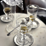 Fontaine à Absinthe en Verre Globe, 4 Robinets