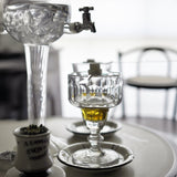 Fontaine à Absinthe en Verre, Globe, 2 Robinets