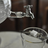Fontaine à Absinthe en Verre, Globe, 2 Robinets