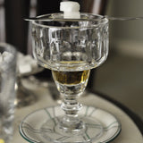 Verre à Absinthe Coupe, Lot de Deux