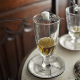 Verre à Absinthe Torsadé, Lot de Deux
