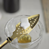 Cuillère à Absinthe, La Croix Suisse, Plaquée Or