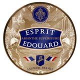 Table de bar bistrot Esprit Edouard , bord chromé et base en fer 51 cm,