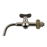 Robinets en Metal pour Fontaine en Verre, Set de 2