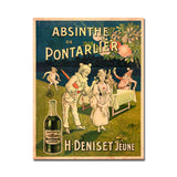 Carte postale Absinthe de Pontarlier, lot de 10