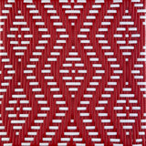Jardinière en Rotin Bistrot Français Lyon - Petits Diamants - Rouge/Blanc