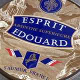 Table de bar bistrot Esprit Edouard , bord chromé et base en fer 51 cm,