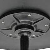 Table de bistrot Esprit Edouard, 51 cm, Bords chromés