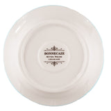 Sous-Verre/Soucoupe à Absinthe en Porcelaine, 1f25, Vert/Argent, avec Lignes