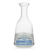 Carafe Bistrot Loupe "Bonnecaze" en Couleur Bleu Blanc Rouge
