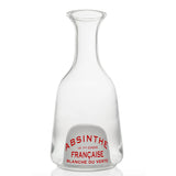 Bonnecaze French Bistro Glass Loupe Glass Water Carafe, in Blue/White/Red