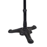Table de Bistrot Ronde en Céramique Noire, Diamètre 71 cm