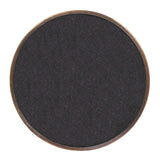 Table de Bistrot Française en Granit Noir, Hauteur Bar, Diamètre 51 cm
