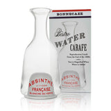 Carafe Bistrot Loupe "Bonnecaze" en Couleur Bleu Blanc Rouge