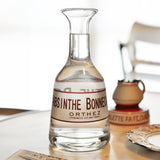 "Absinthe Bonnecaze" Bistro Glass Water Carafe