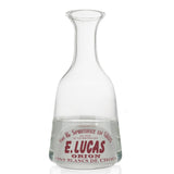 E. Lucas Loop Bistro Glass Water Carafe