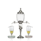 Fontaine à Absinthe Lady avec Ailes (La Fée), 2 Robinets, Ensemble Complet