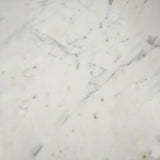 Table de Bistrot en Marbre de Carrare Italien Blanc, 102 cm x 61 cm, Rectangulaire