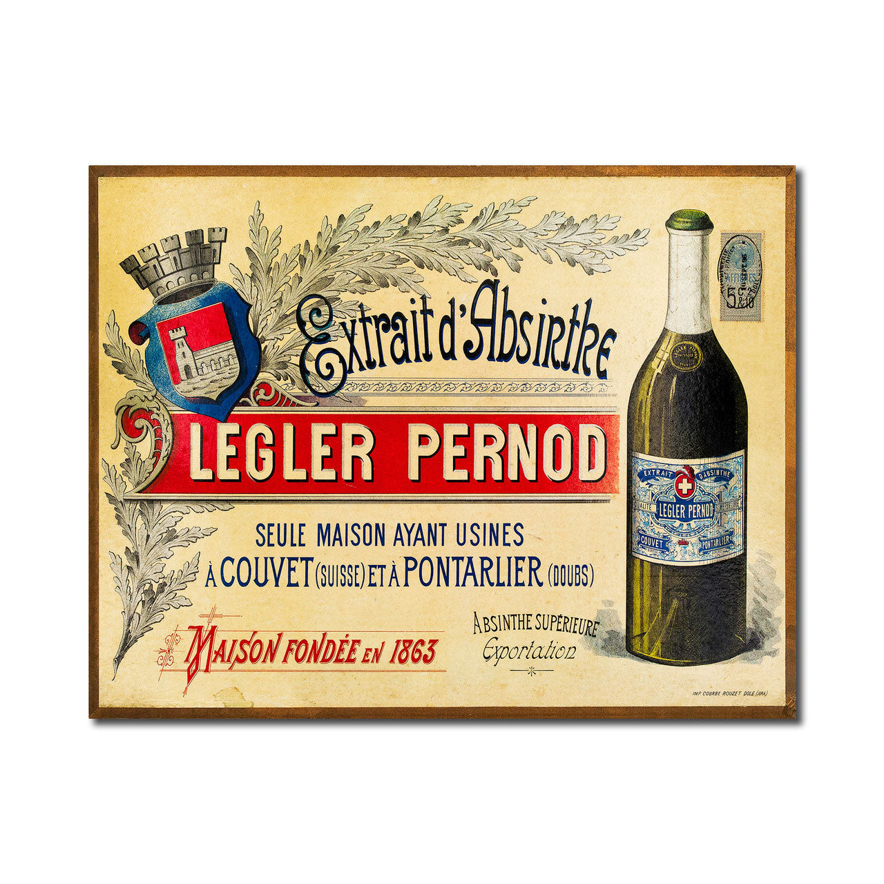 Legler Pernod Print, 14" x 11"